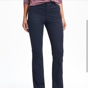 Old navy Mid-Rise Boot-Cut Khakis